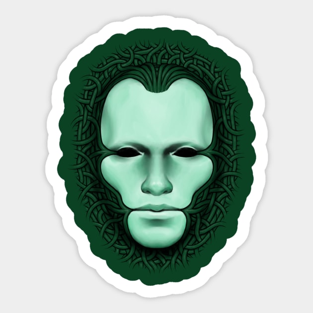 Green Man Sticker by HMAC